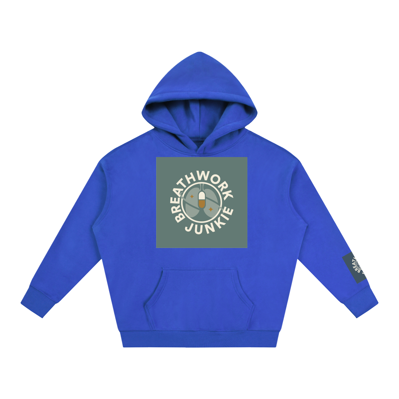 breathwork,junkie,hoodie,oversized