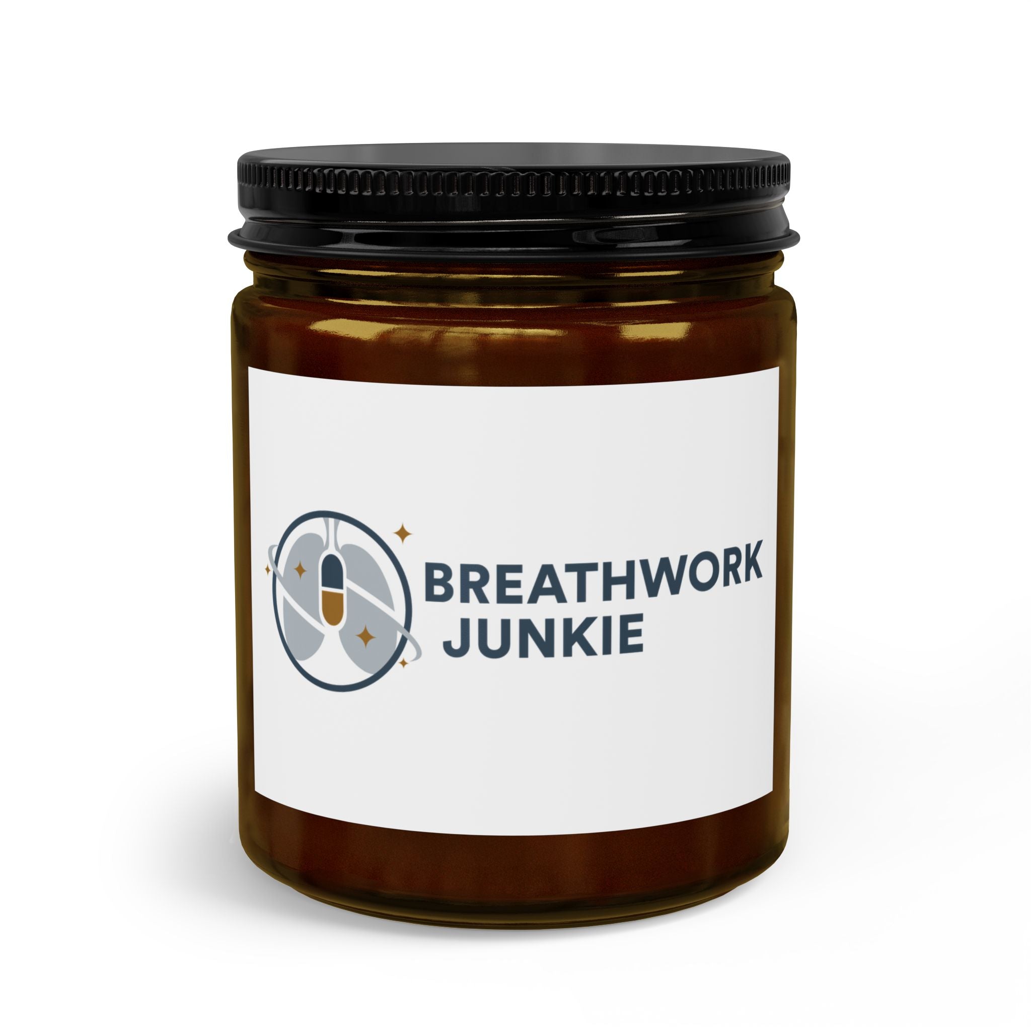 Breathwork Junkie Candle Set — Aromatherapy Soy Candle with Matches & Wick Trimmer