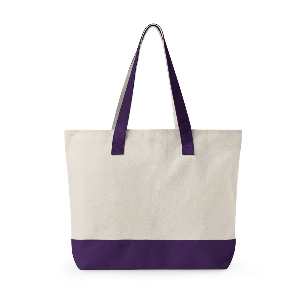 Breathwork Junkie Canvas Tote — Zippered Tote Bag