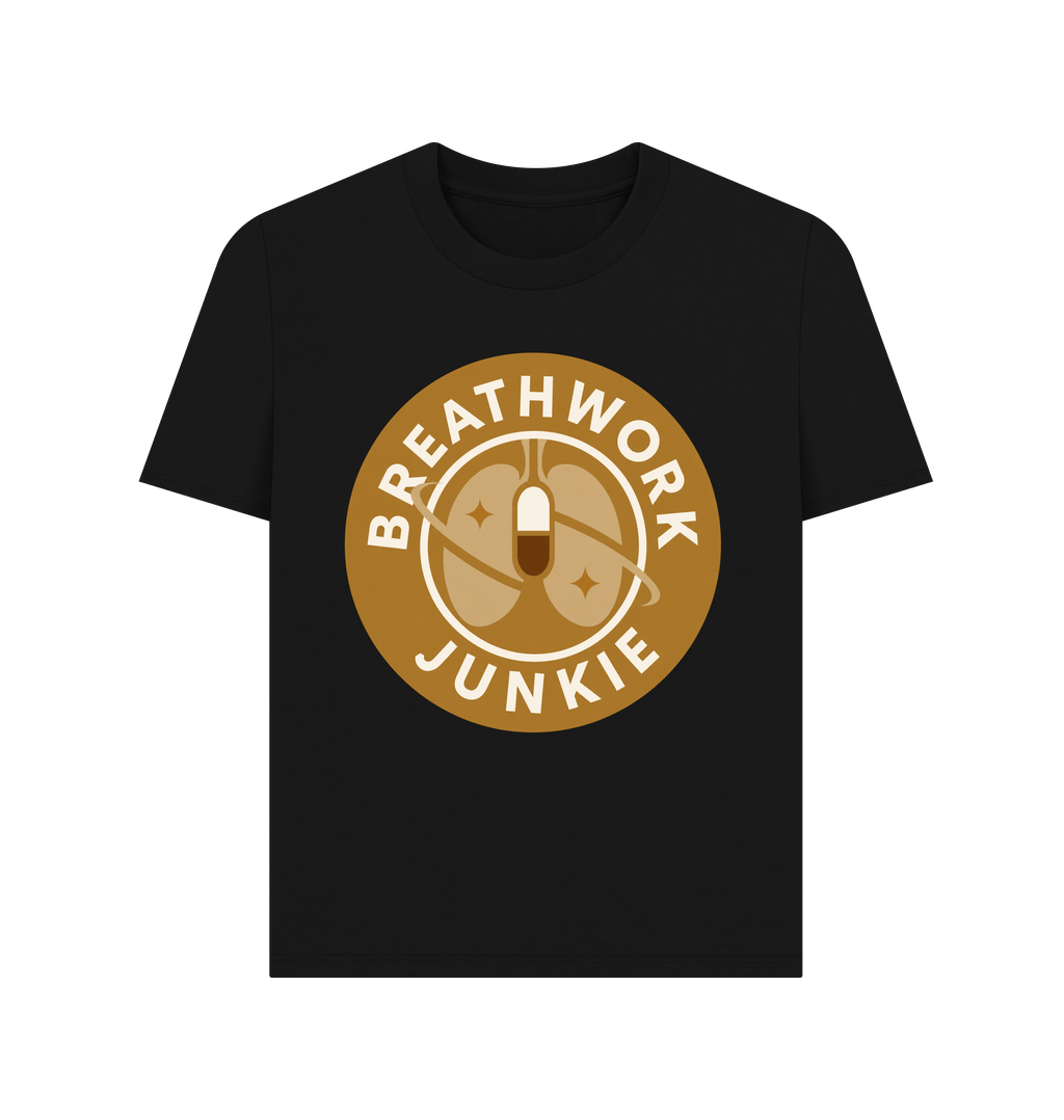 Black Printed T-shirt Front