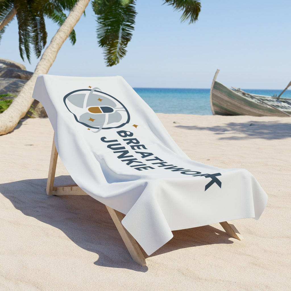 Breathwork Junkie Beach Towel