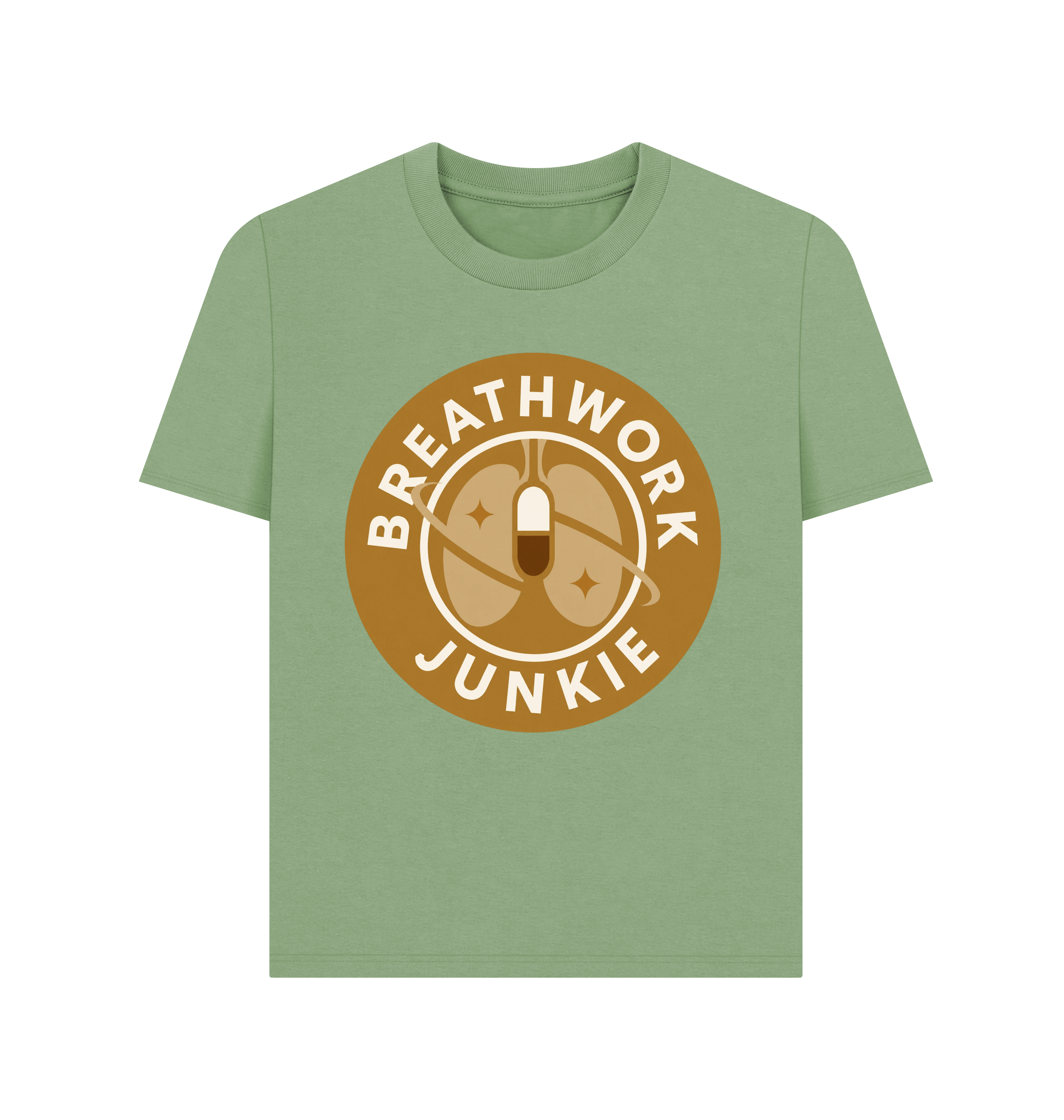 Sage Printed T-shirt Front
