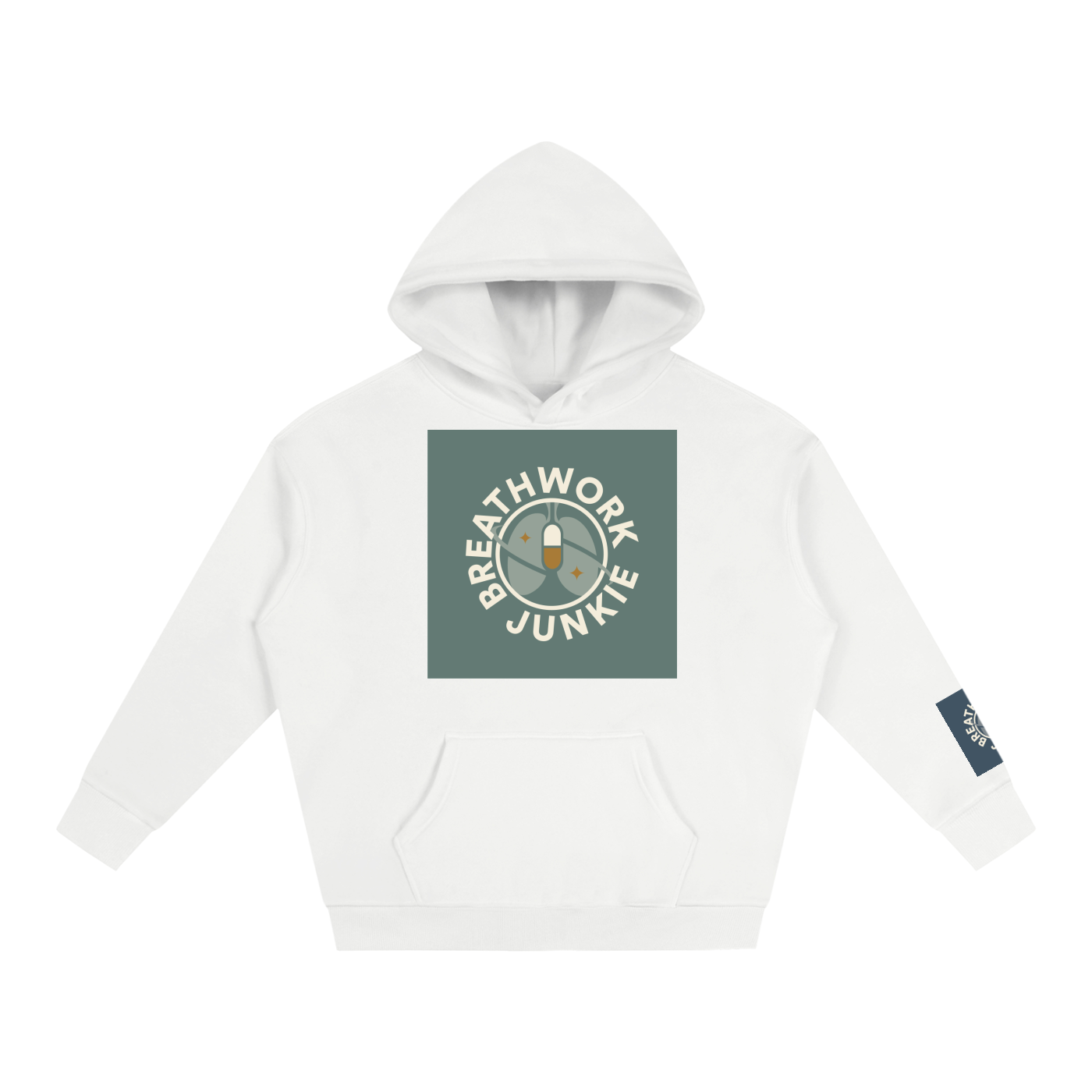 breathwork,junkie,hoodie,oversized