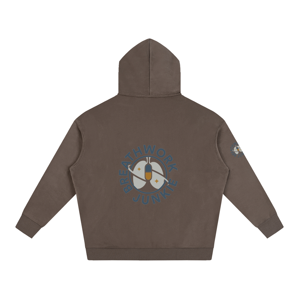 Breathwork Junkie Oversize Fleeced Hoodie