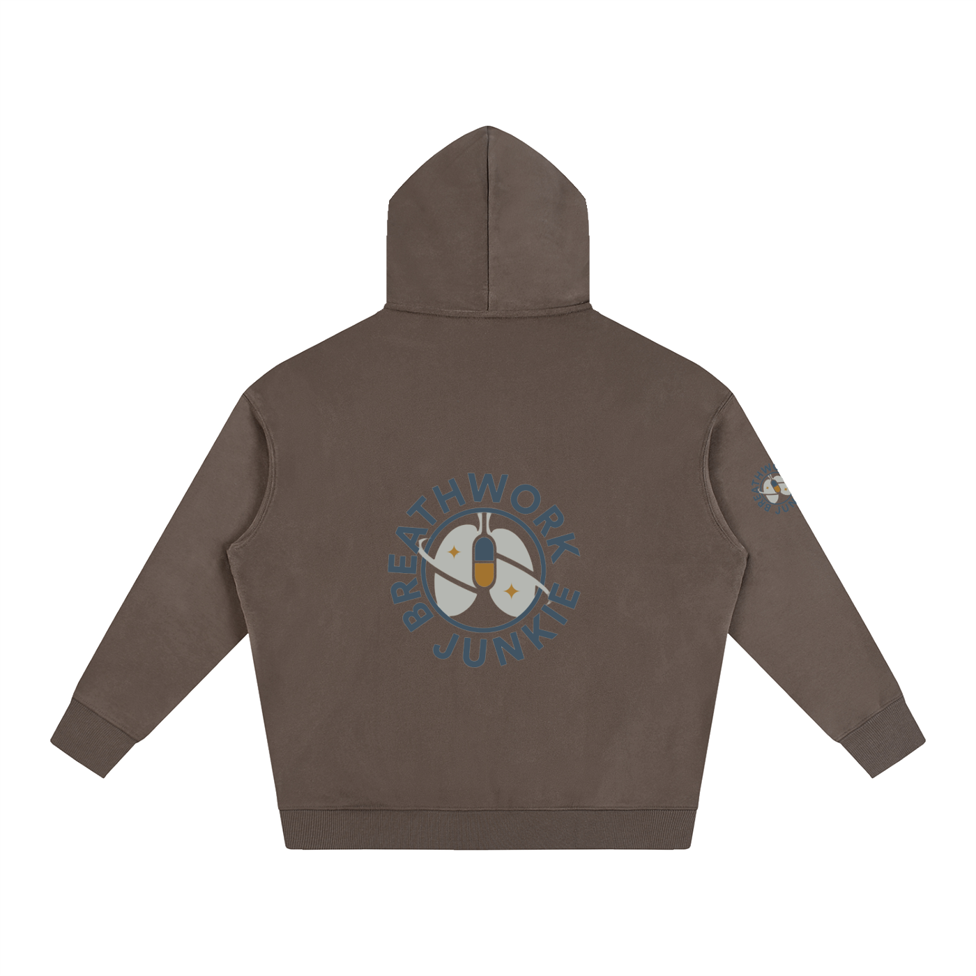 Breathwork Junkie Oversize Fleeced Hoodie