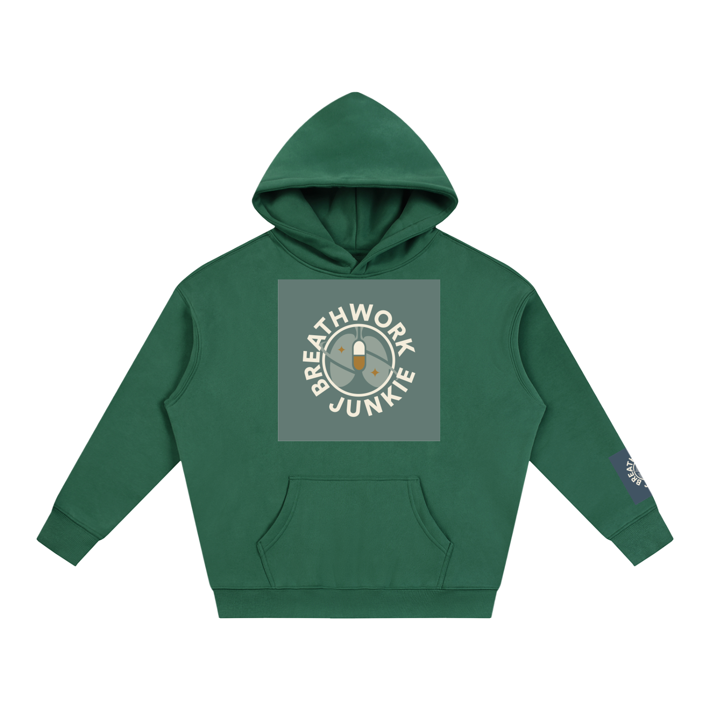 breathwork,junkie,hoodie,oversized
