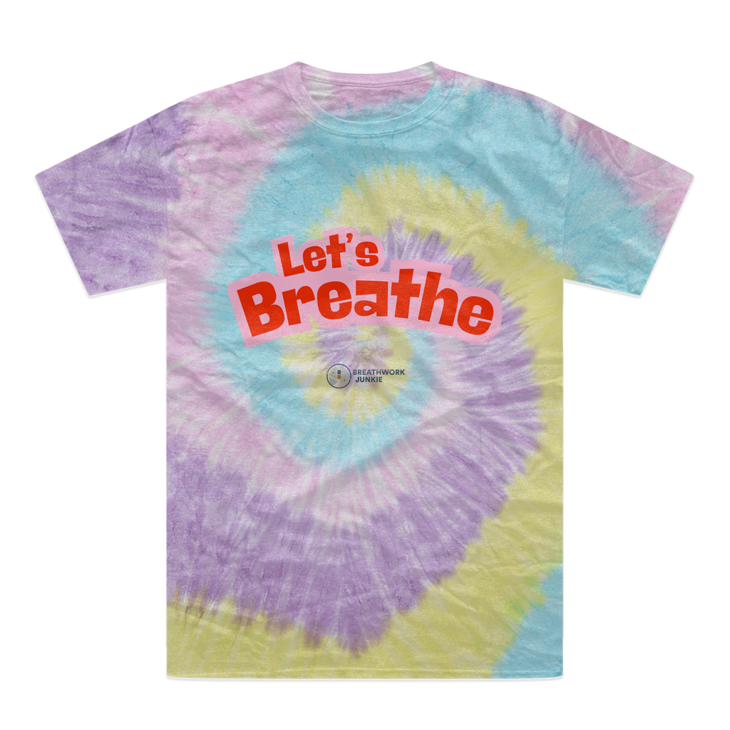 Lets Breathe Tie-Dye T-Shirt