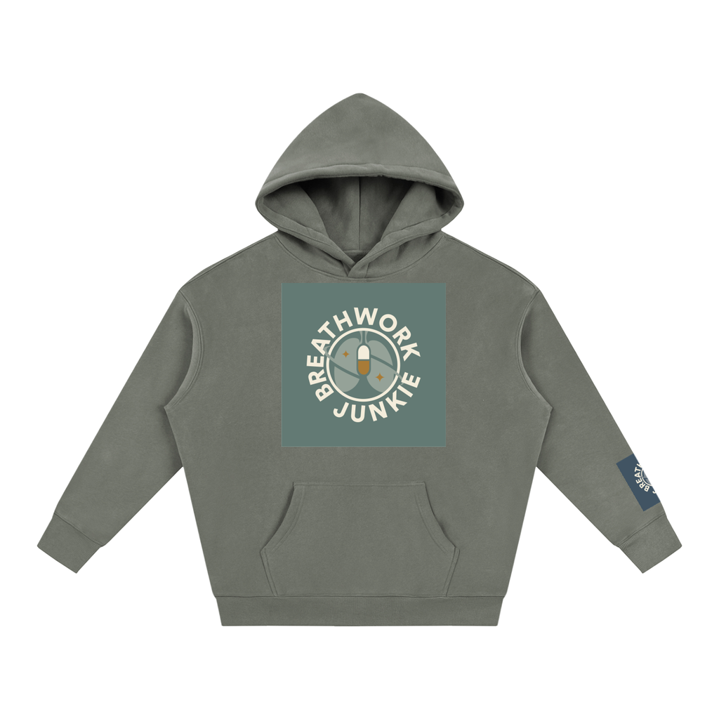 breathwork,junkie,hoodie,oversized