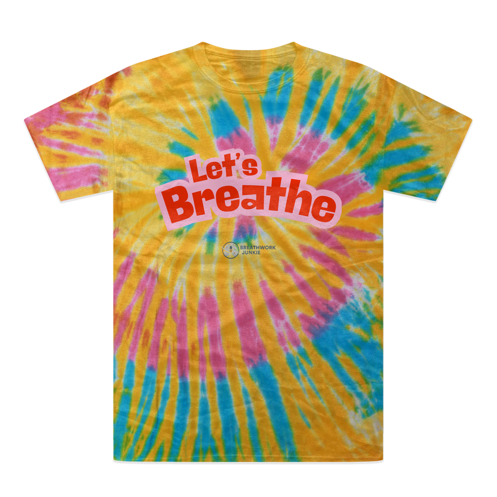 Lets Breathe Tie-Dye T-Shirt