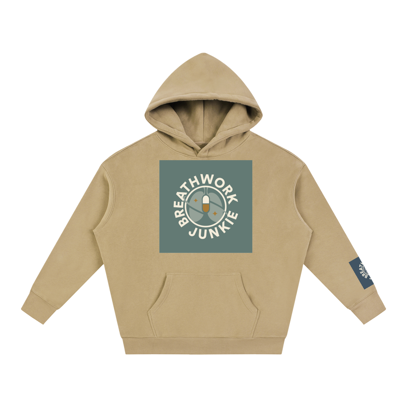 breathwork,junkie,hoodie,oversized