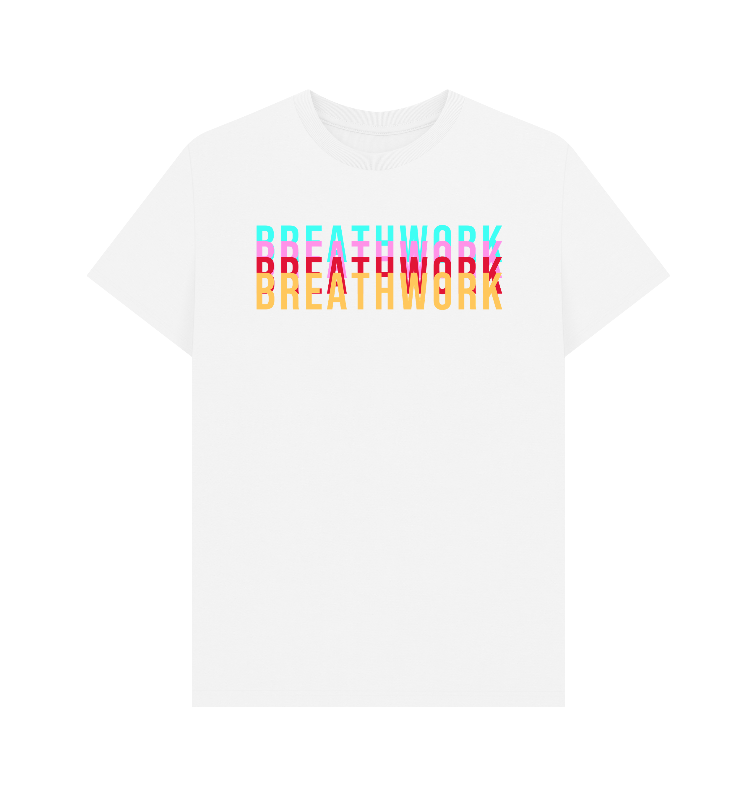 White Printed T-shirt Front