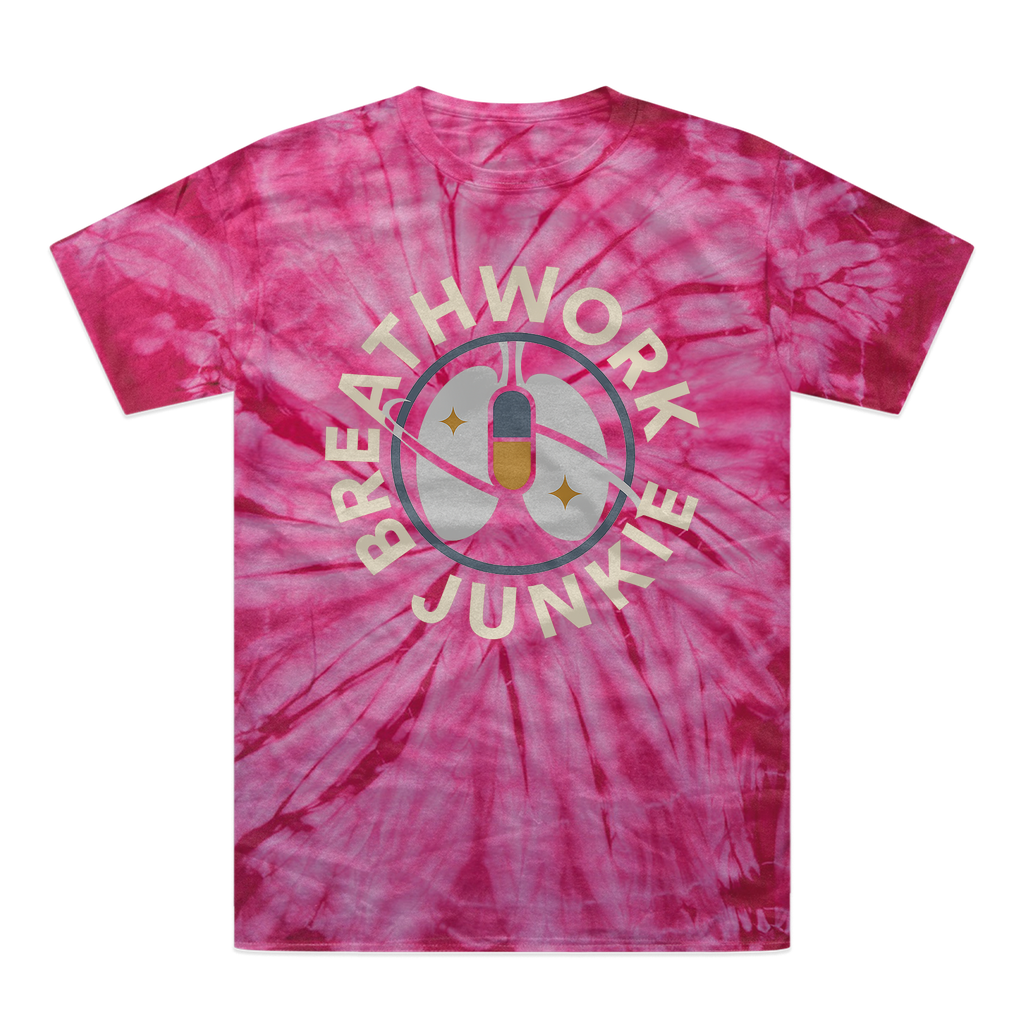 Breathwork Logo Tonal Spider Tie-Dye T-Shirt