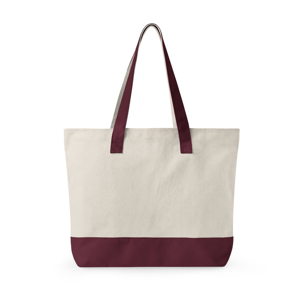 Breathwork Junkie Canvas Tote — Zippered Tote Bag