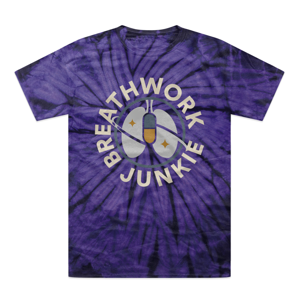 Breathwork Logo Tonal Spider Tie-Dye T-Shirt