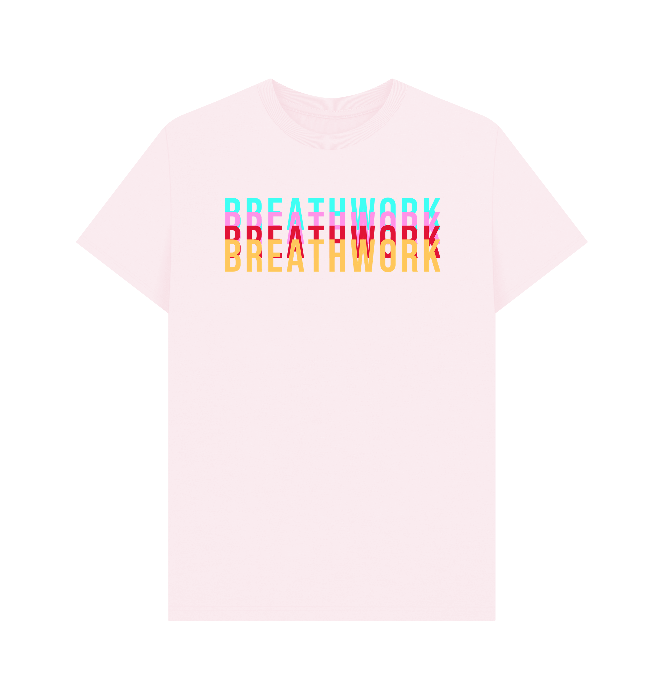 Pink Printed T-shirt Front