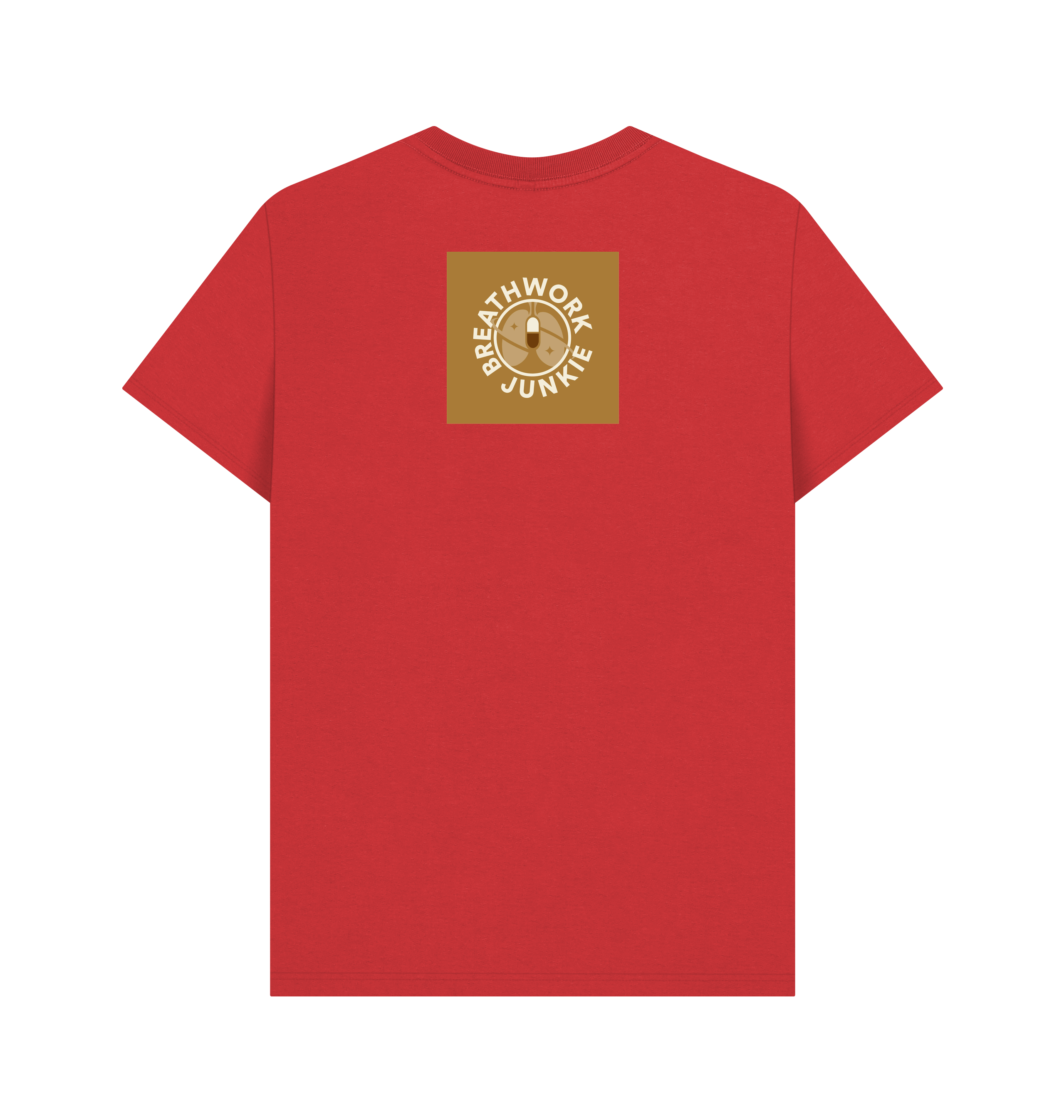 Red Printed T-shirt Back