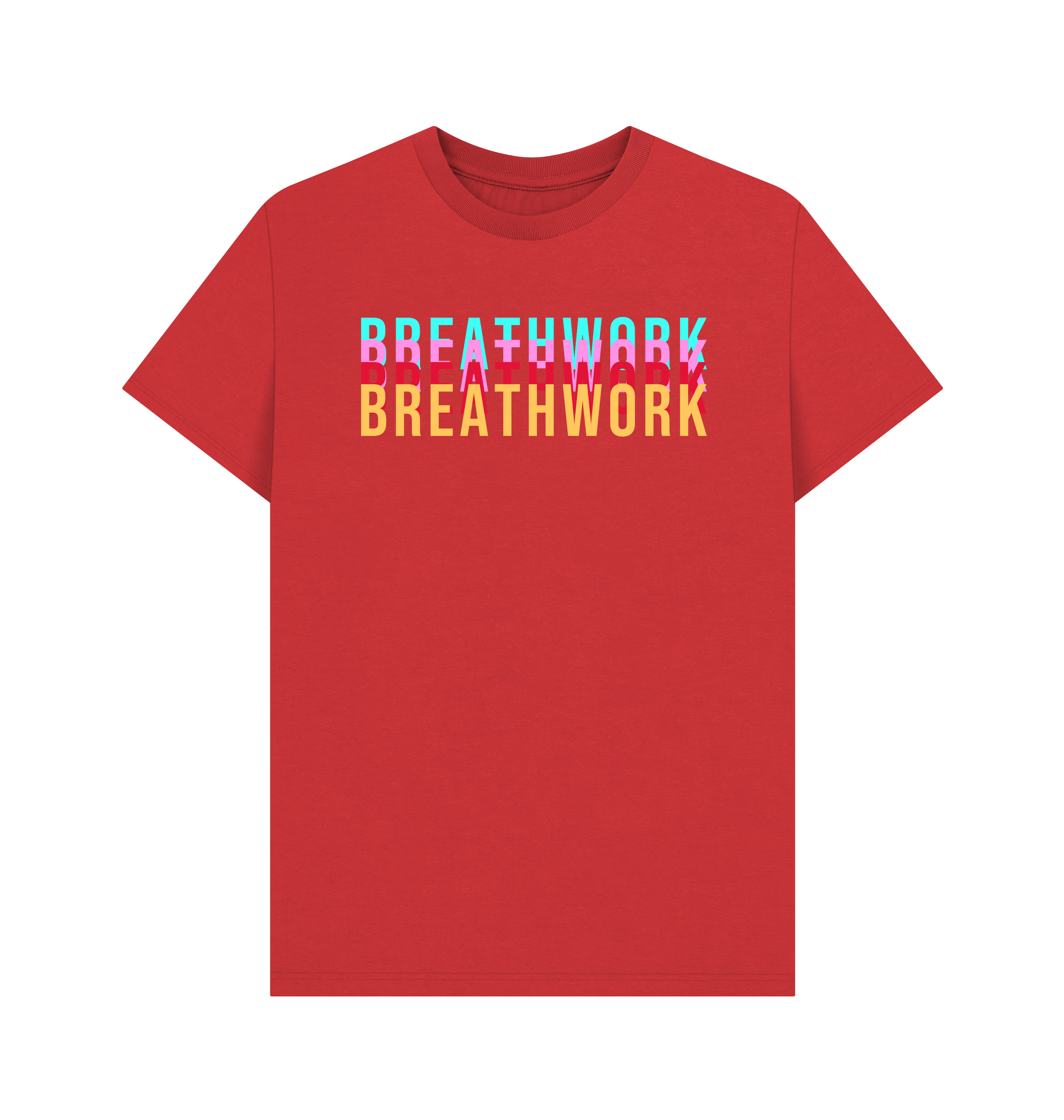 Red Printed T-shirt Front