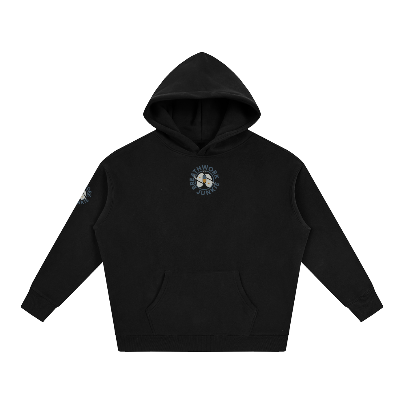 Breathwork Junkie Oversize Fleeced Hoodie