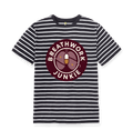 White Stripes Printed Premium T-Shirt Front