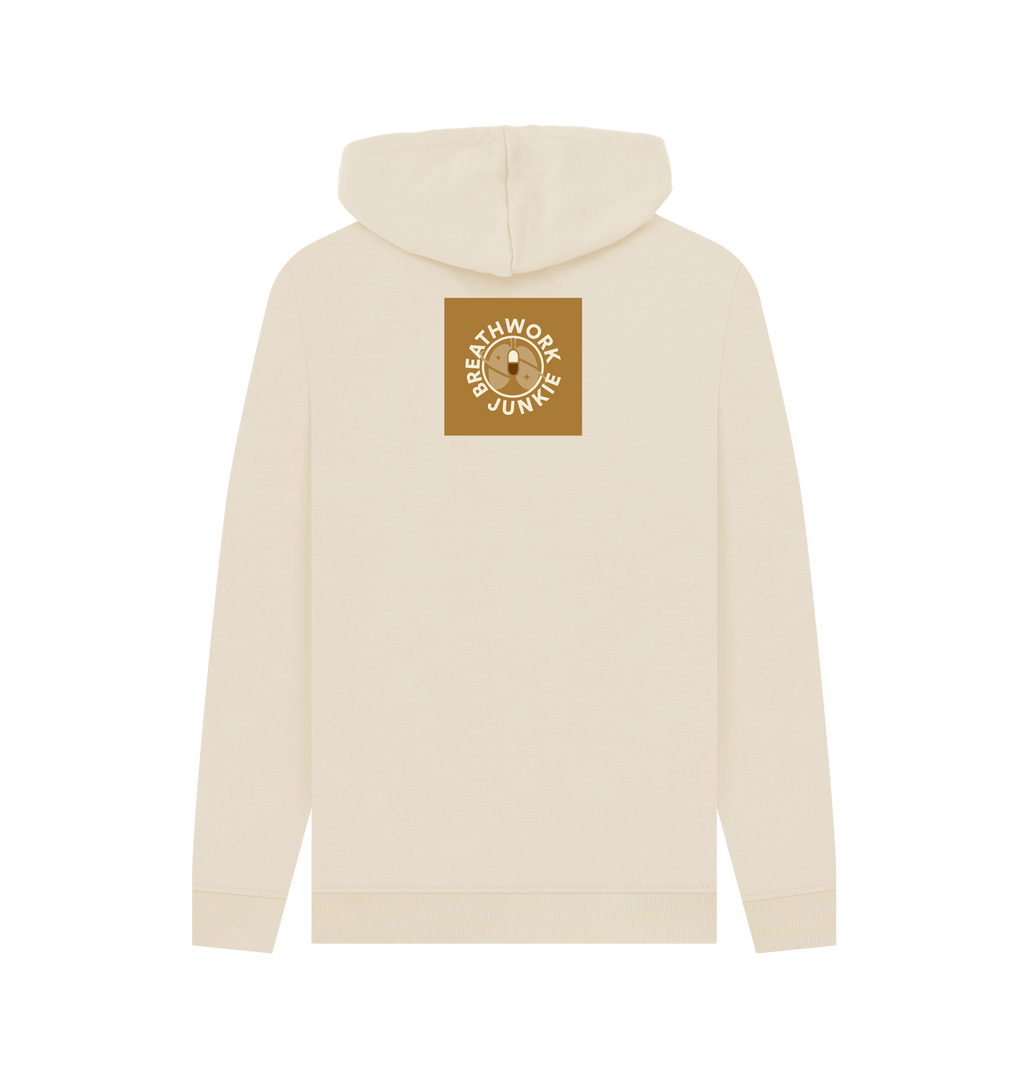 Oat Printed Hoody Back