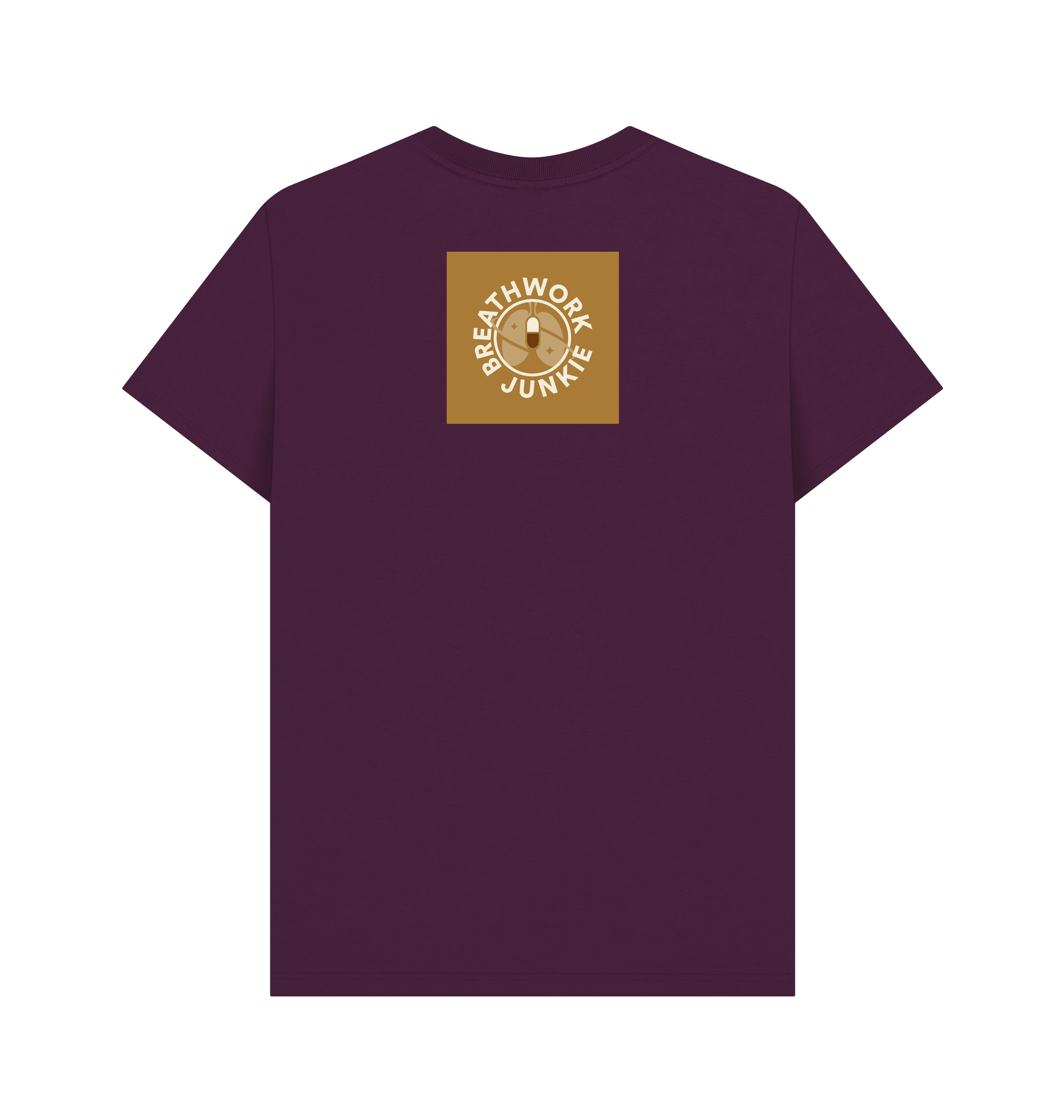 Purple Printed T-shirt Back