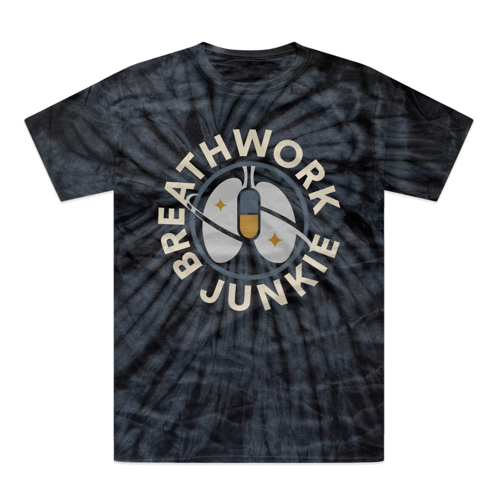 Breathwork Logo Tonal Spider Tie-Dye T-Shirt