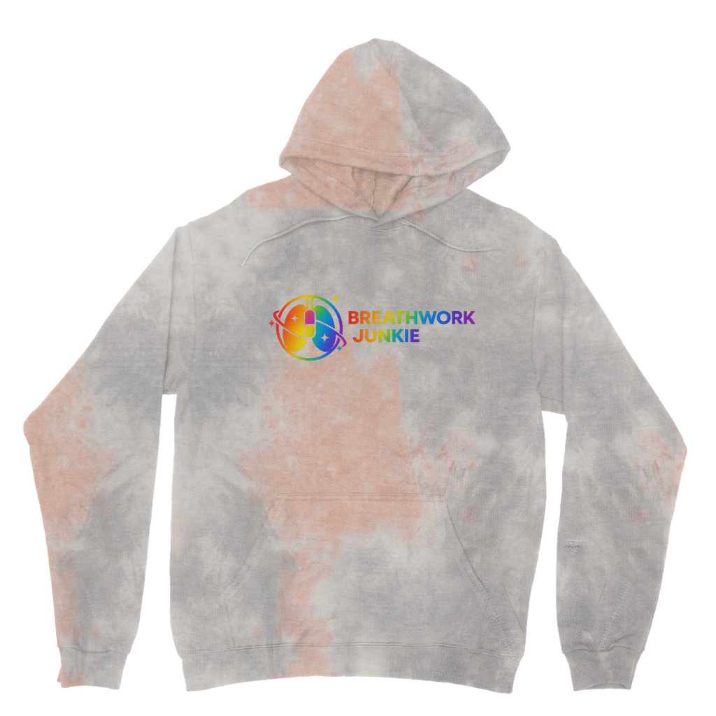 Breathwork Logo Tie Dye Hoodie
