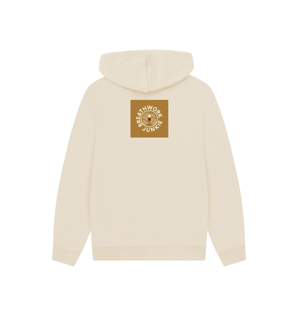 Oat Printed Hoody Back